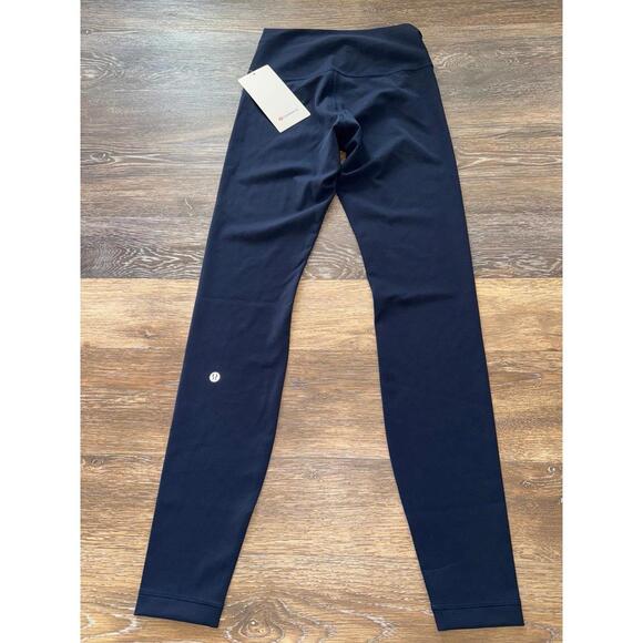 Lululemon Wunder Train High Rise 28” True Navy Size 6 NWT - Picture 3 of 7